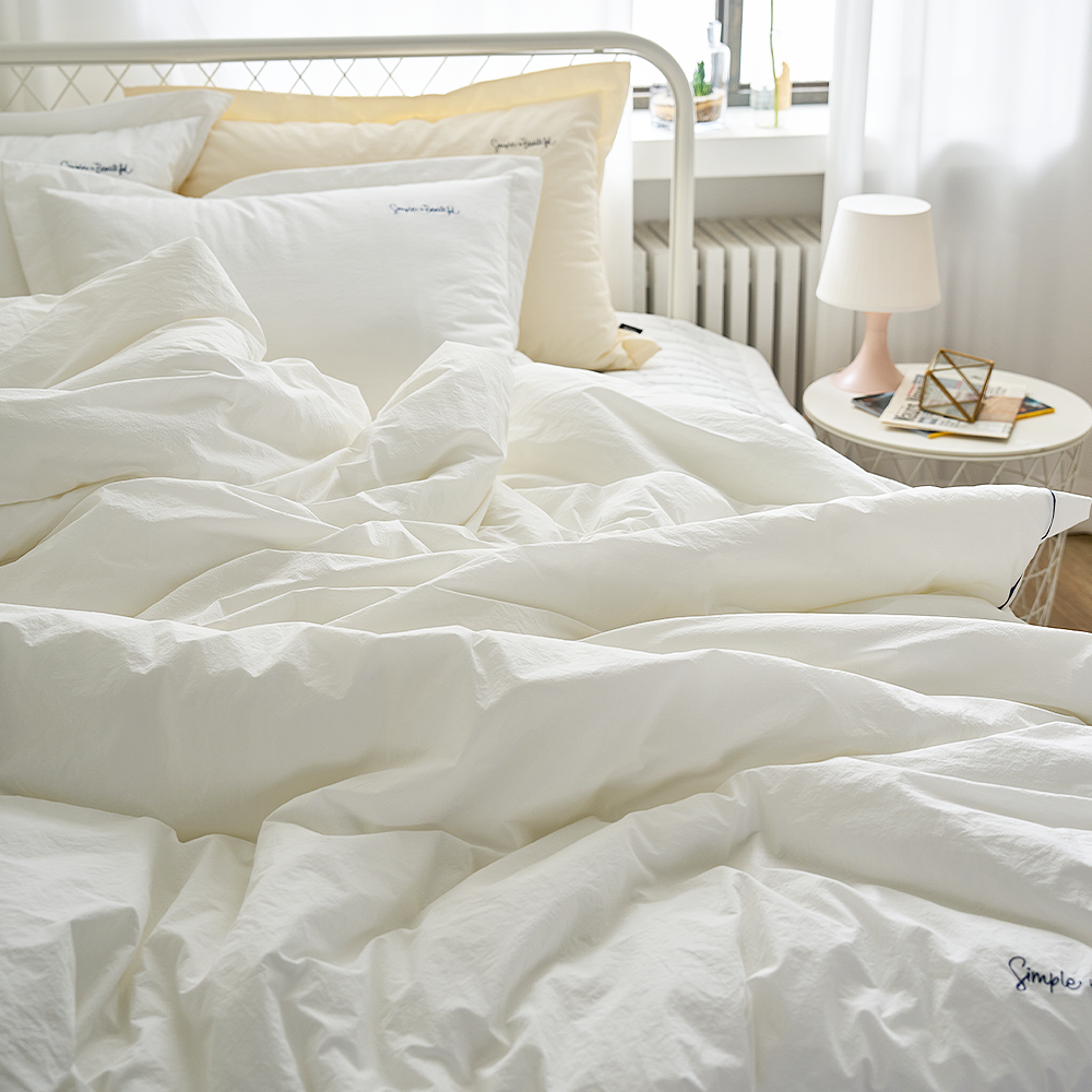쿠에뜨 호텔이불 하이엔드 고밀도 순면침구 심플 신혼침구