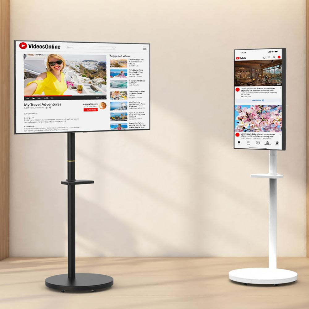 카멜마운트 카멜마운트 SMB32 이동식 무빙 스탠딩 모니터 TV 거치대