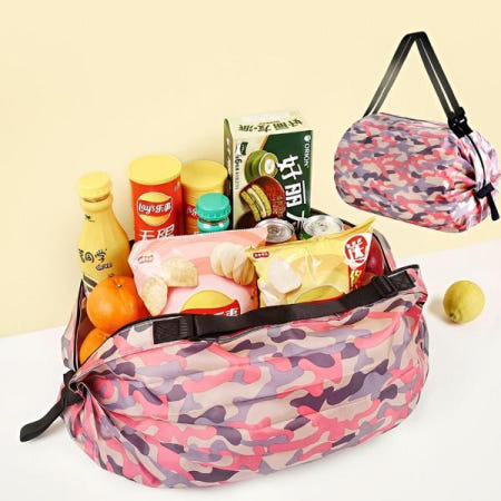 접이식 에코백 휴대용 여행가방 쇼핑백 여행 쇼핑 환경 지속 가능성 패션 스타일 휴대 미래