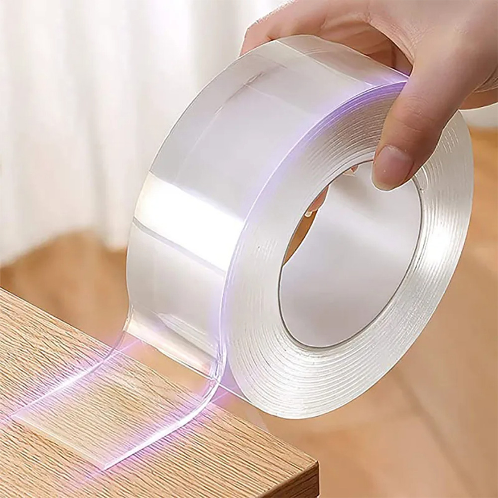 투명 겔 실리콘 아크릴 양면 테이프 1m 1개 제품 이미지