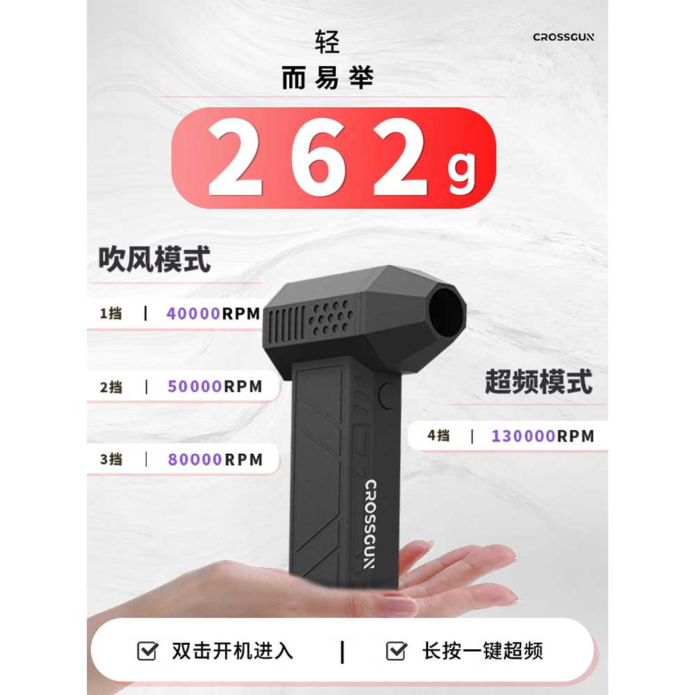 초강력 미니 에어건 야외 캠핑 차량 먼지 제거 송풍기 - 상세 이미지 2