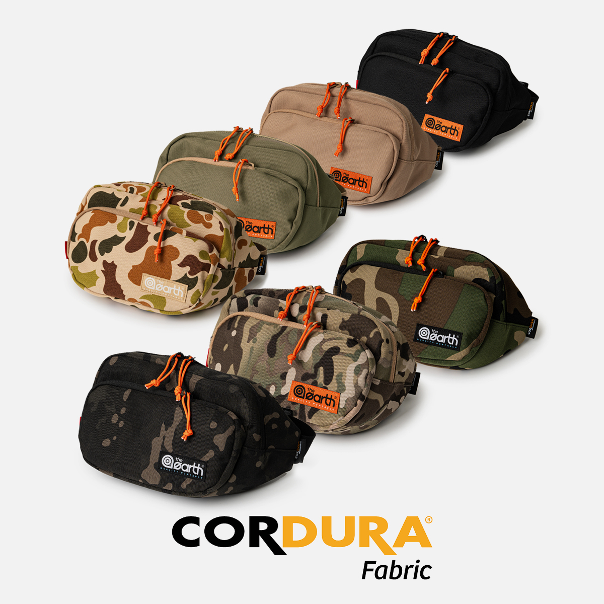 디얼스 웨이스트백 CORDURA Waist Bag  힙색 페니백 미니크로스백 MULTICAM - 상품 이미지
