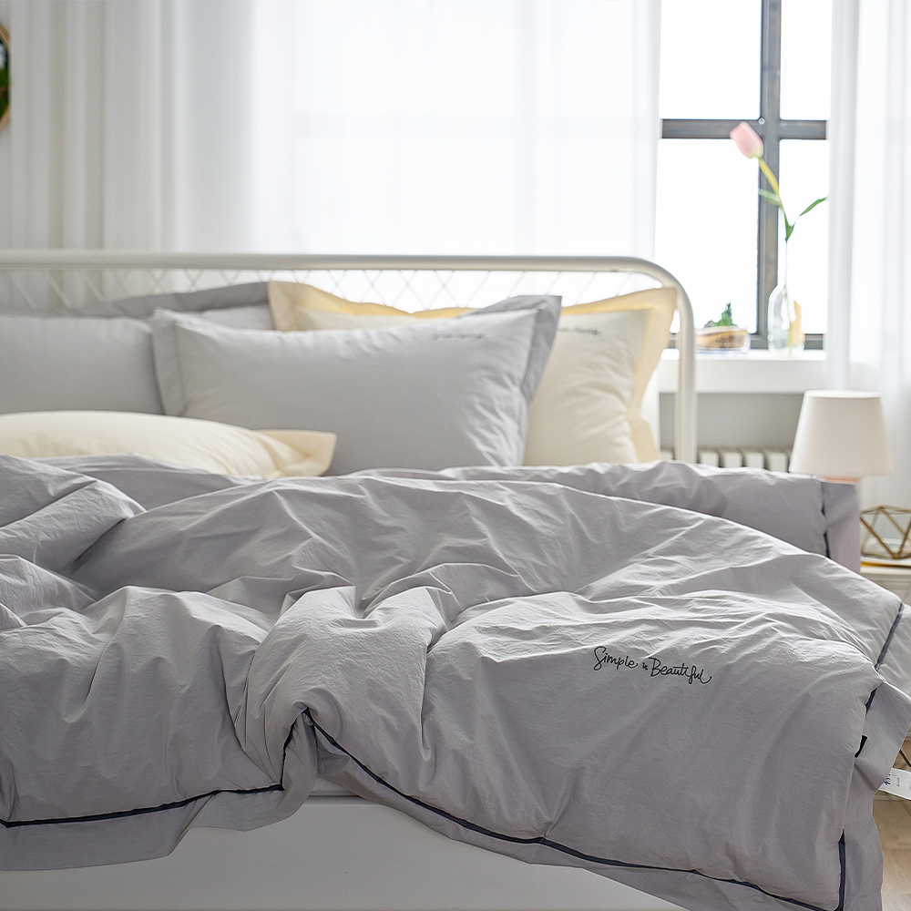 쿠에뜨 호텔이불 하이엔드 고밀도 순면침구 심플 신혼침구