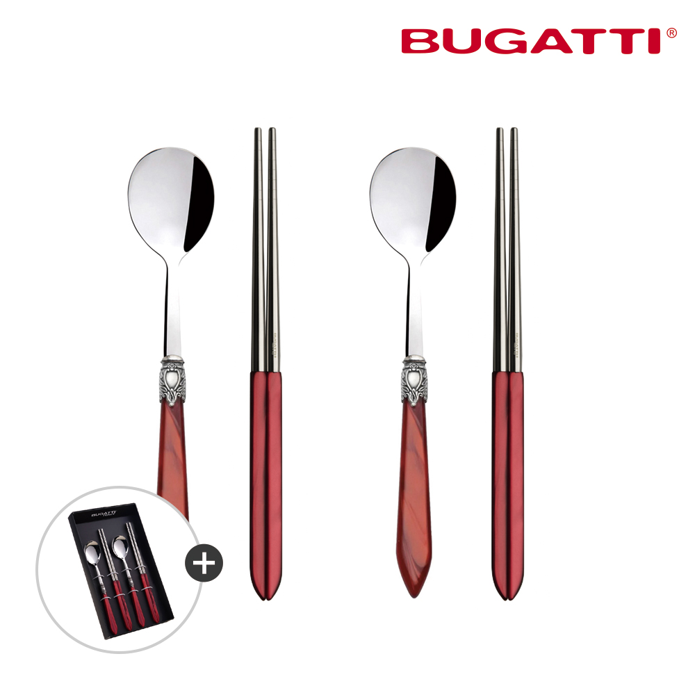 부가티 옥스포드 한식2인조 선물세트 (한식수저+젓가락)