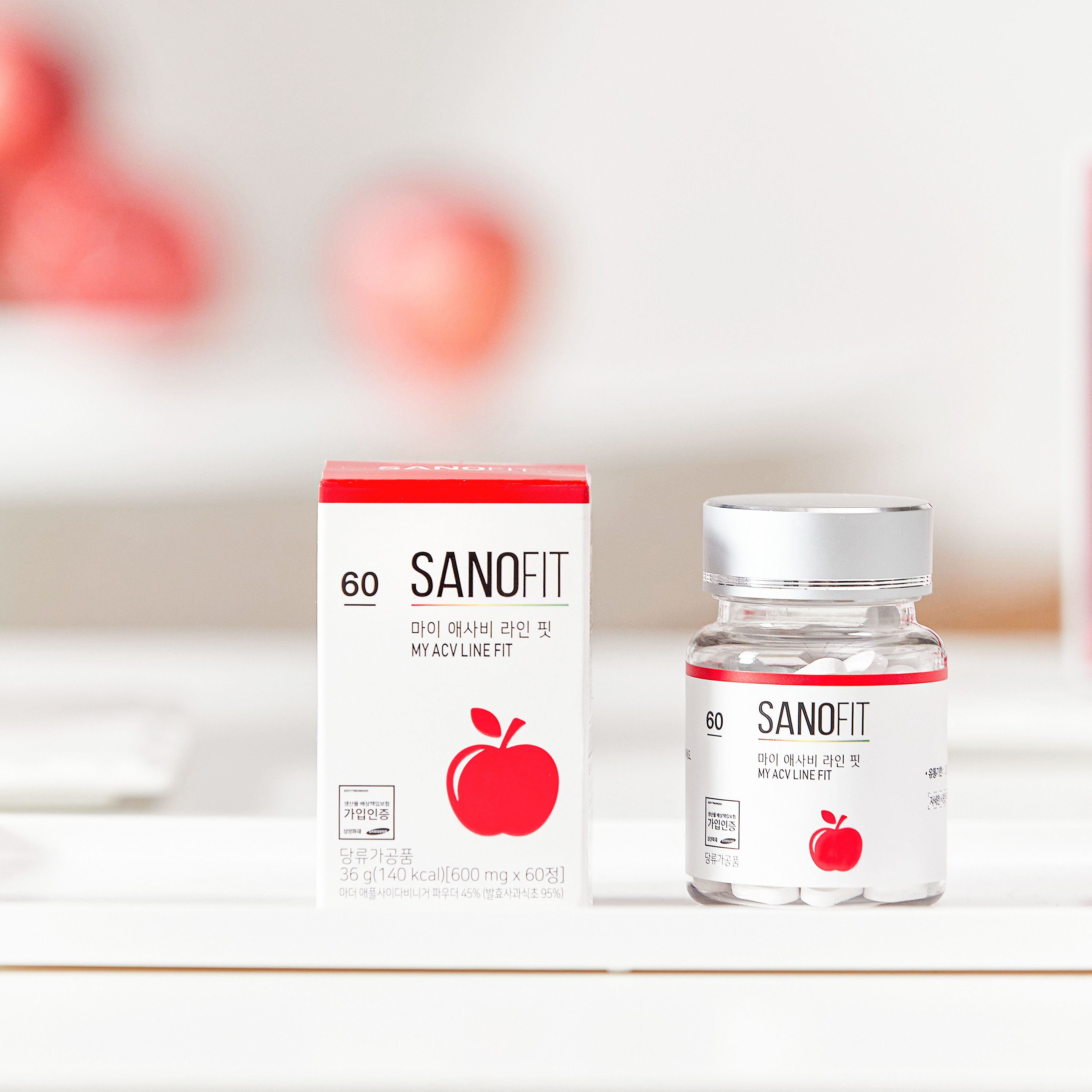 사노핏 마이 애사비 라인핏 6개월분 180정 유기농 마더 애플사이다비니거 이미지 3