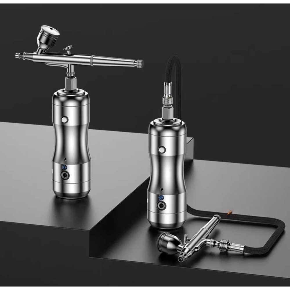 모형 도색용 에어브러쉬 건프라 프라모델 작업 분사 1시간 0.2mm - 상품 이미지