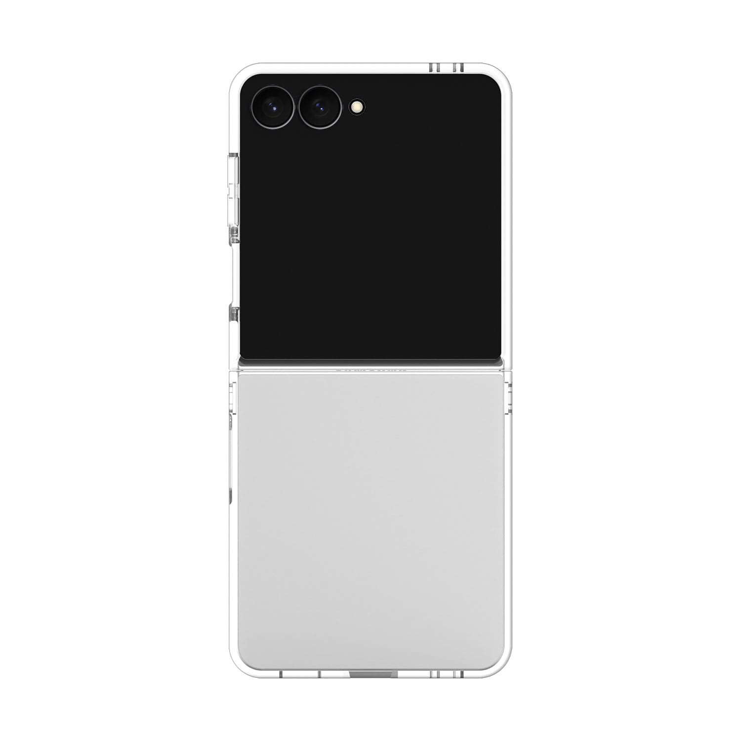 갤럭시 제트플립 변색없는 슬림 하드케이스 투명, 갤럭시Z 플립7 - 상세 이미지 2