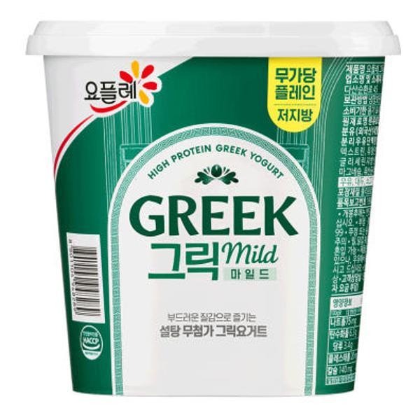 빙그레 요플레 그릭요거트 무가당 마일드 플레인, 900g, 6개 이미지 2
