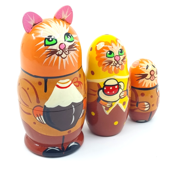 바슈 마트료시카 애니멀 러시아 전통 수공예 목각 인형 마트로시카 달마시안 강아지 이미지 6
