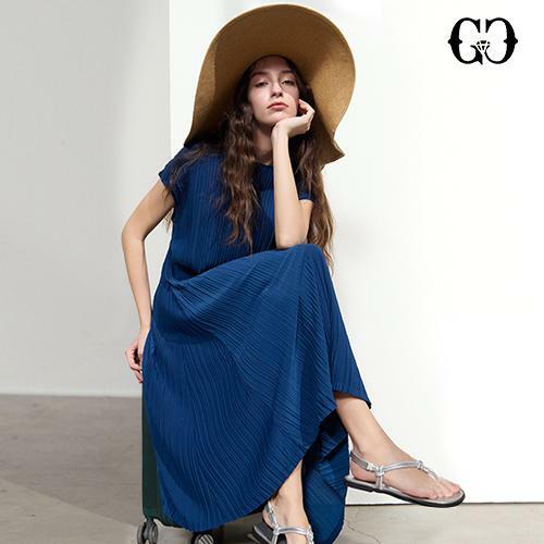 (런칭가 49,900원) 25SS GGPX 썸머 플리츠 컬러 원피스 3종 - 상세 이미지 3