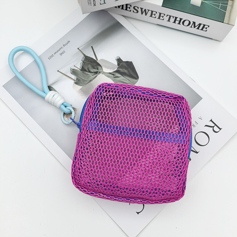 [프로덕트피알] 메쉬파우치  다용도 여행소지품 정리 화장품 4컬러 Poni Mesh pouch bag 이미지 4