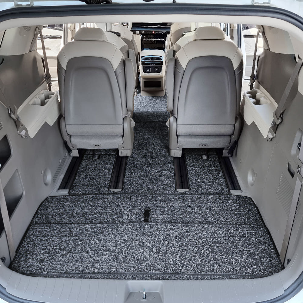 정말 가벼운 슬림코일매트 ka4 4세대 카니발매트 9인승 하이브리드 싱킹트렁크