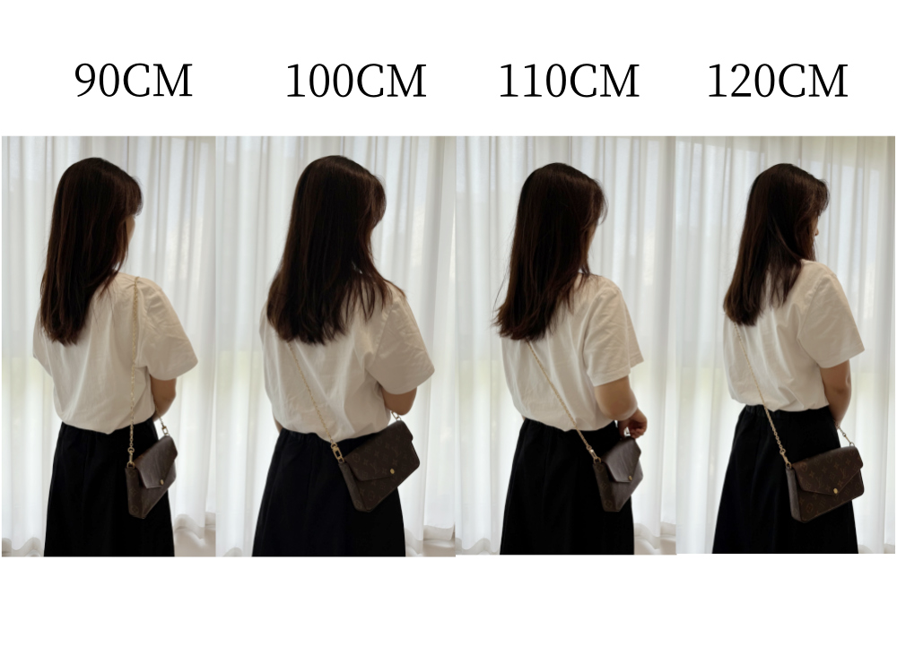 미두 루이비통 호환 체인 스트랩 포쉐트펠리시 키리가미 체인 토일렛 토일레트리 체인 명품 가방끈 카드지갑 장지갑 체인 스트랩 - 상세 이미지 5