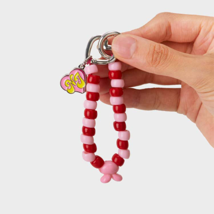 NewJeans Get Up Keyring — Red