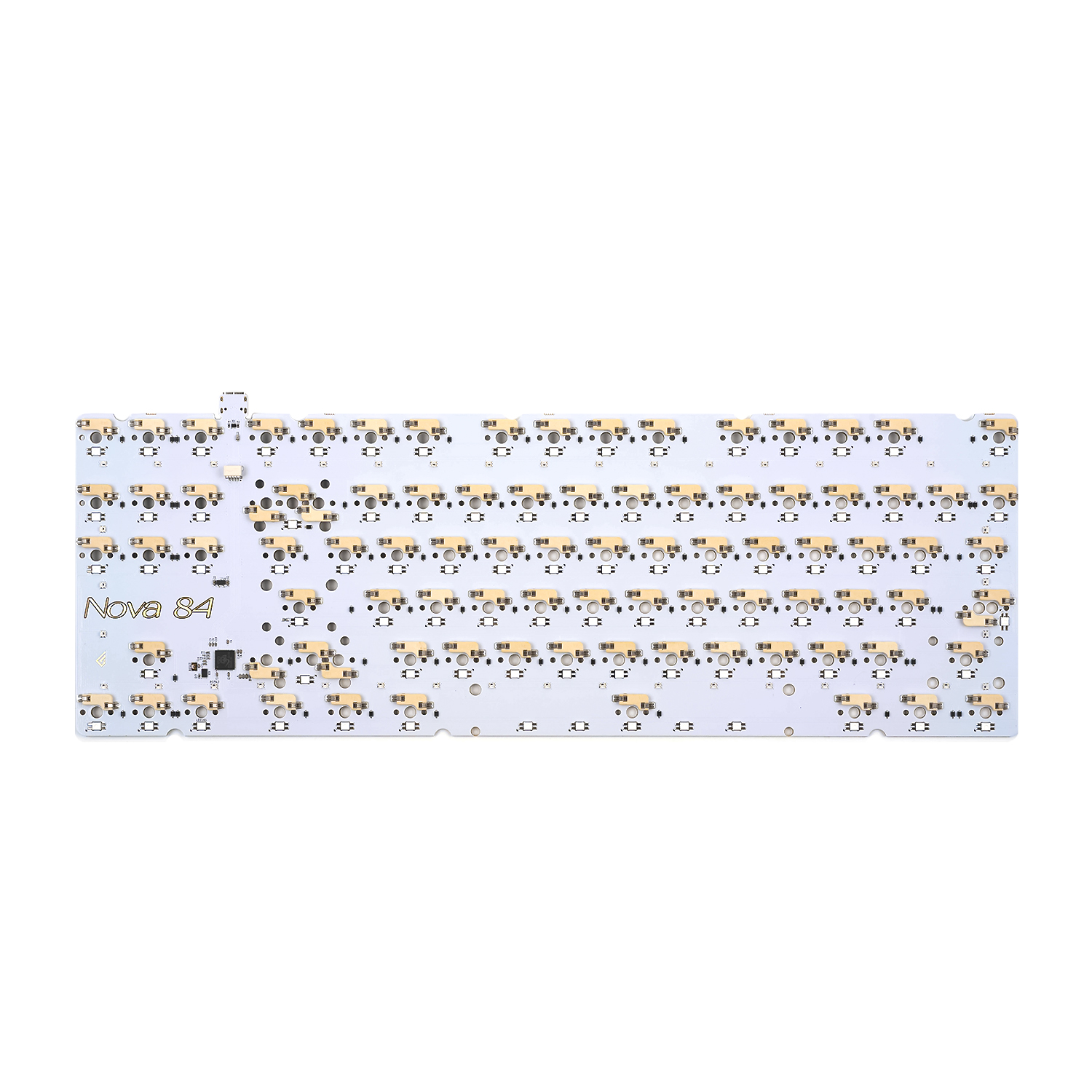 Nova 핫스왑 PCB RGB FR-4 화이트 1.6mm - 상세 이미지 4