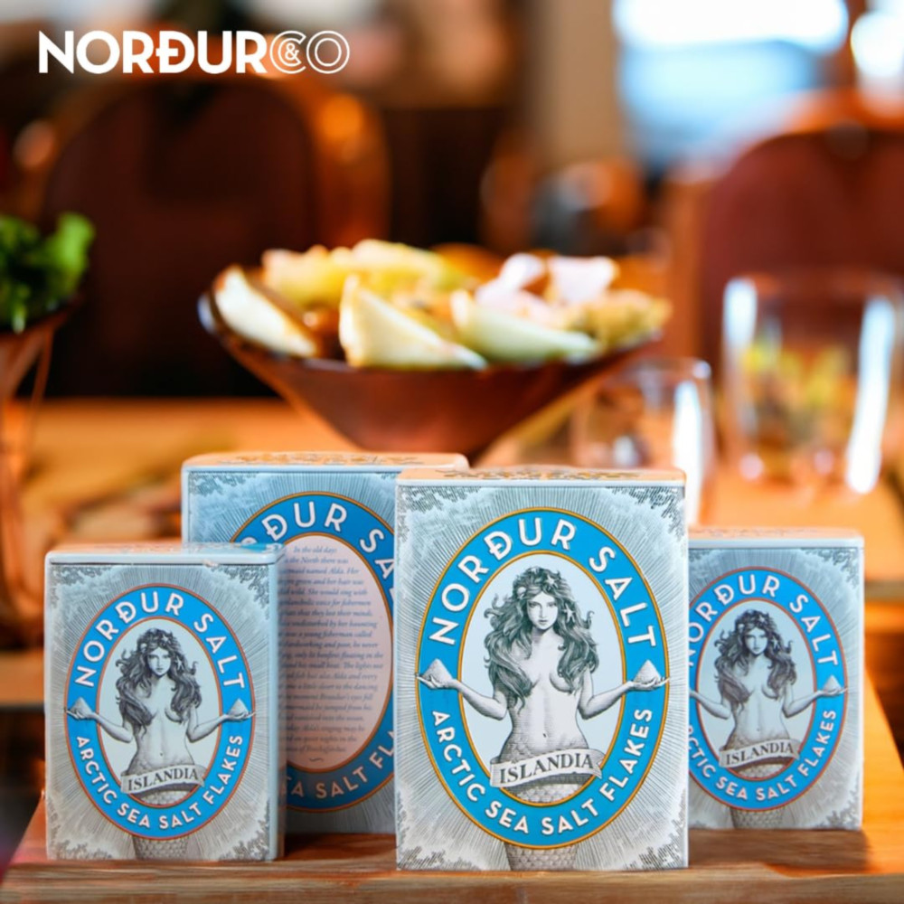 덴마크 Nordur Salt 노르뒤 솔트 바다 소금 틴케이스 250g x 2개 이미지 6