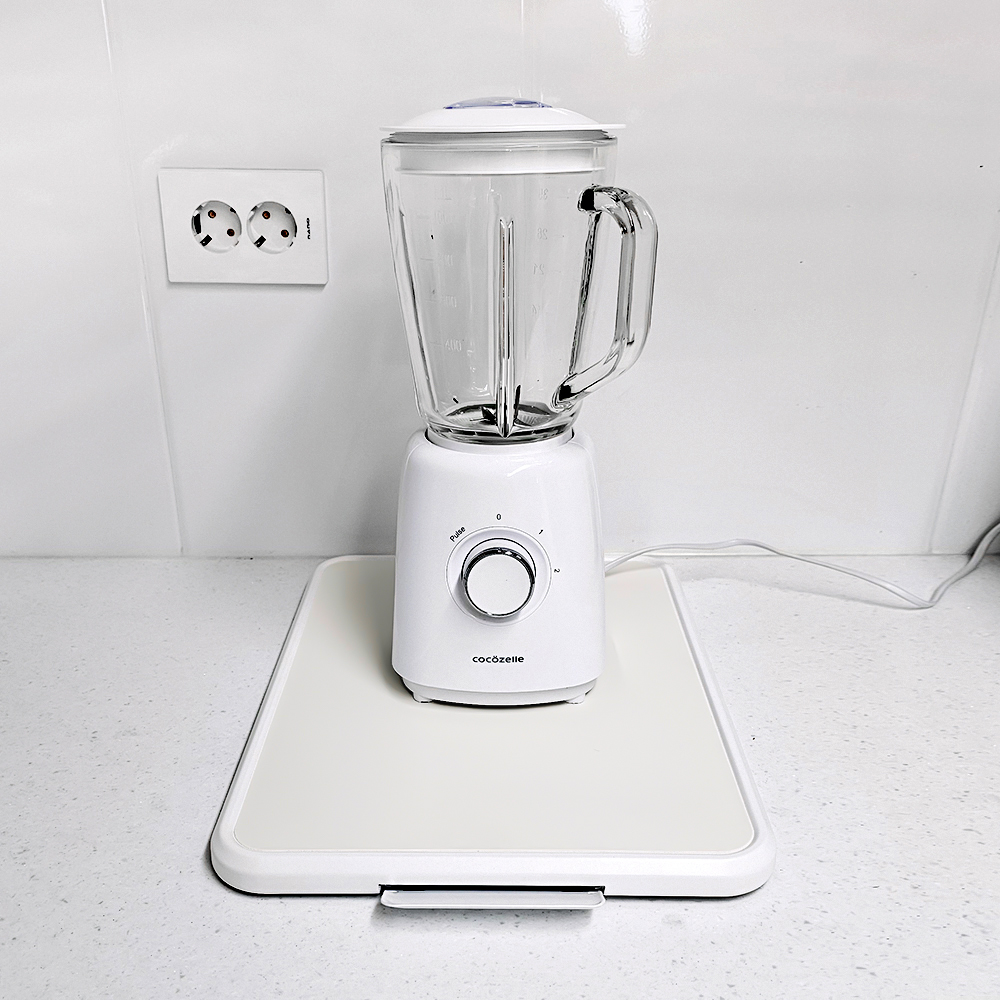 유즈베러띵 푸쉬 앤 슬라이딩 밥솥 트레이 화이트 가로형