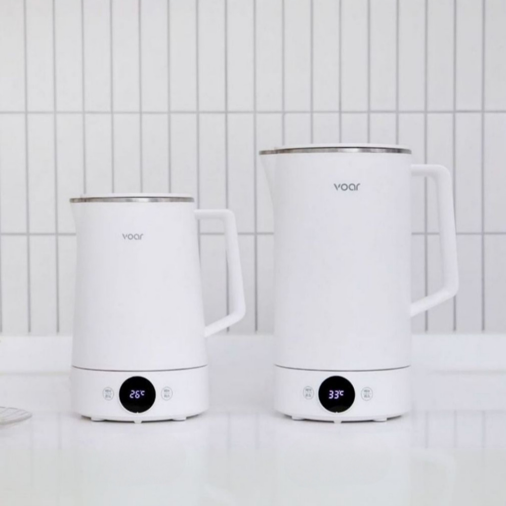 보아르 모노 전기포트 0.8L 1.5L 커피포트 분유 미니 주전자 대용량 보온 온도조절