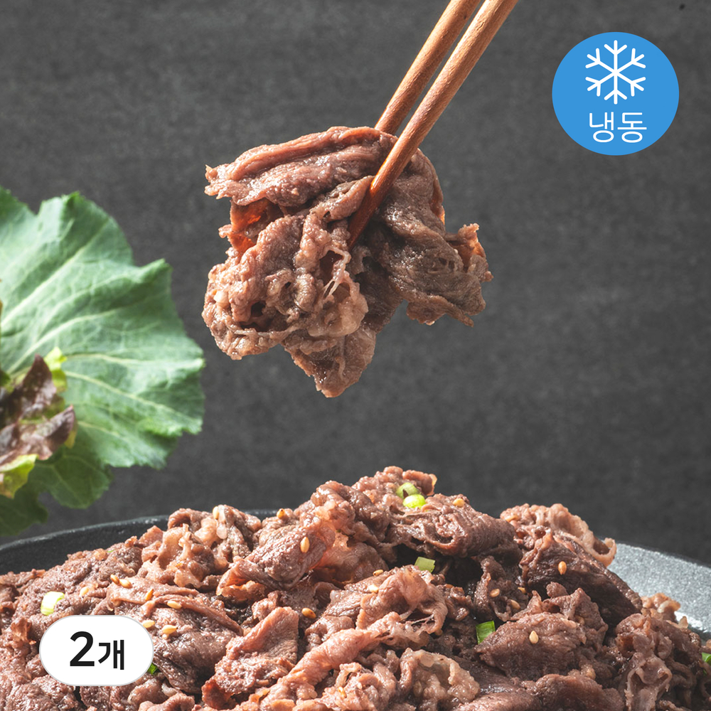 소담소담 한우 양념소불고기 소고기불고기 500g, 2개