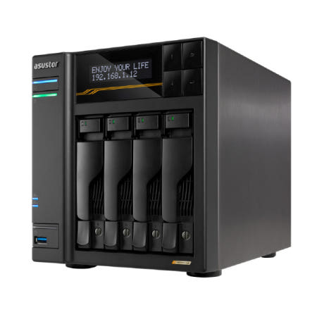ASUSTOR LOCKERSTOR 4 Gen3 AS6804T SEAGATE IRONWOLF PRO HDD 120TB(30TBX4)