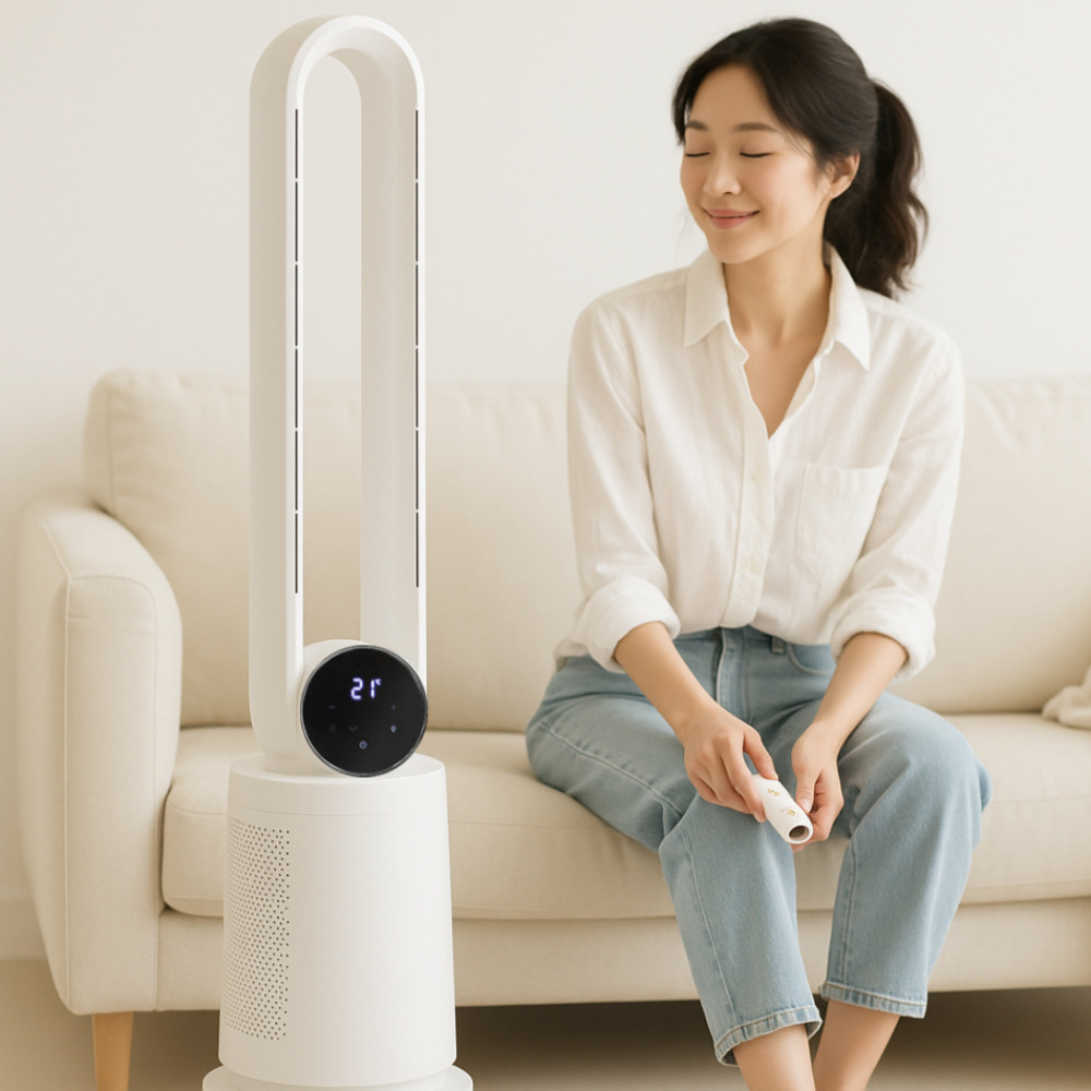 바리 날개없는 무풍 선풍기 무소음 조용한 아기방 신생아 선풍기