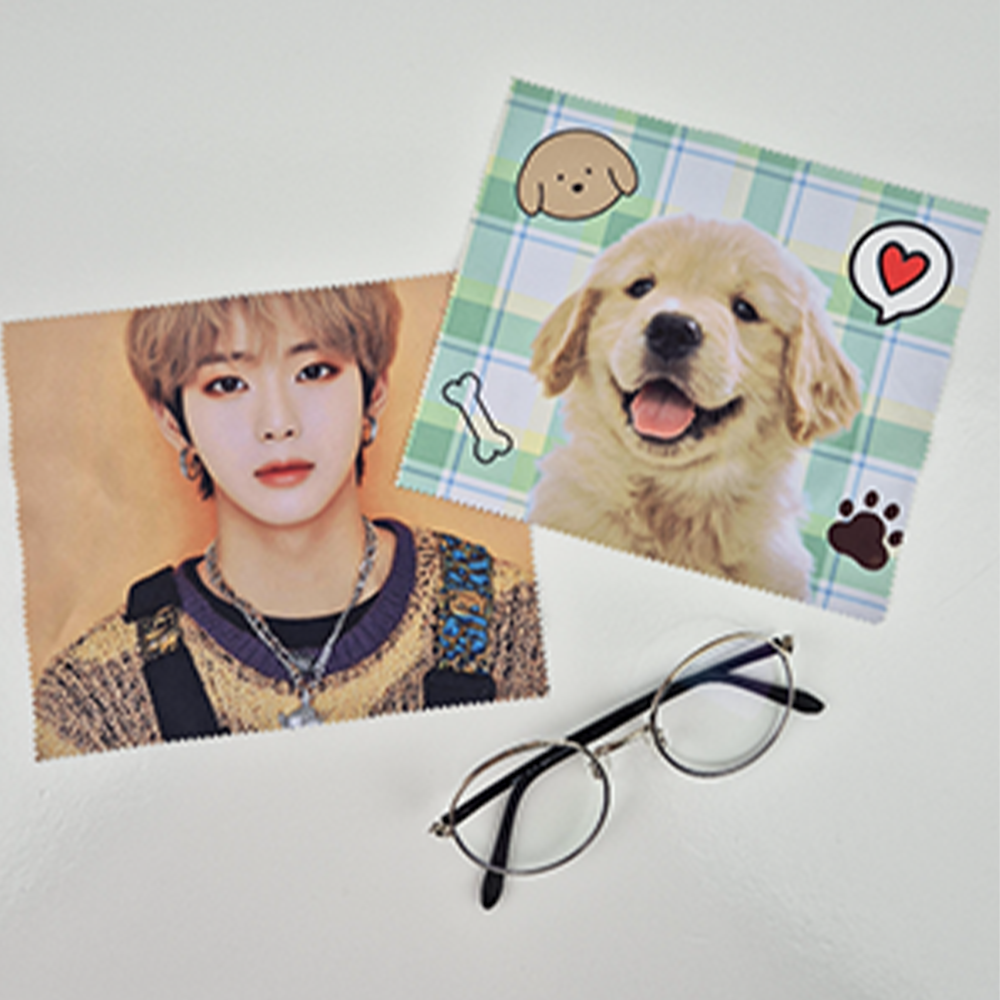 커스텀 사진 굿즈 고급 안경 닦이 대량 맞춤형 주문 제작 클리너