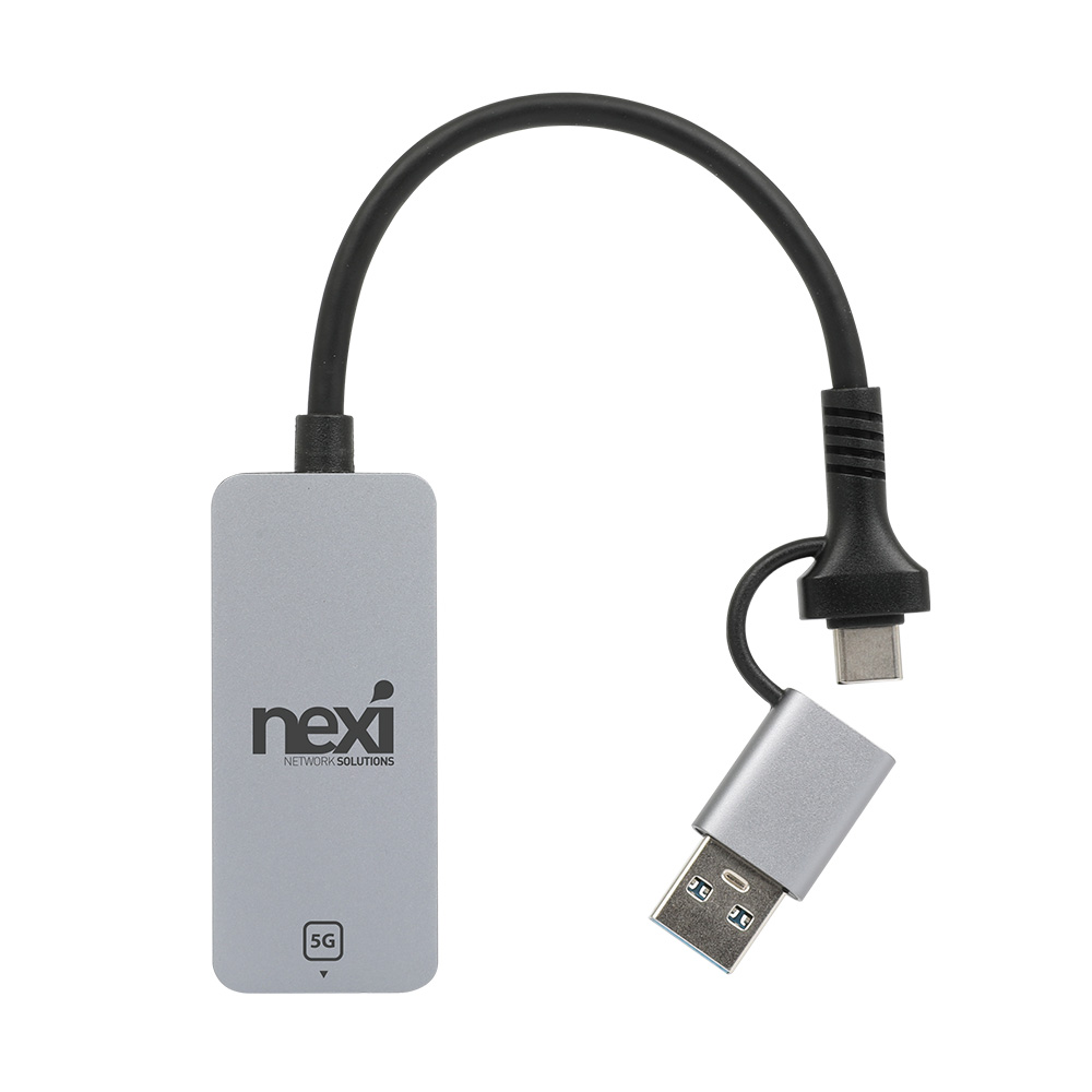 넥시 USB3.1 C타입 A타입 5G 유선랜카드 무전원 포터블 넷북 노트북 양방향 이미지 6