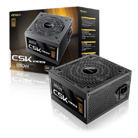 Antec Antec CSK 650W DC 80PLUS브론즈 (안텍 정격 컴퓨터 파워서플라이)