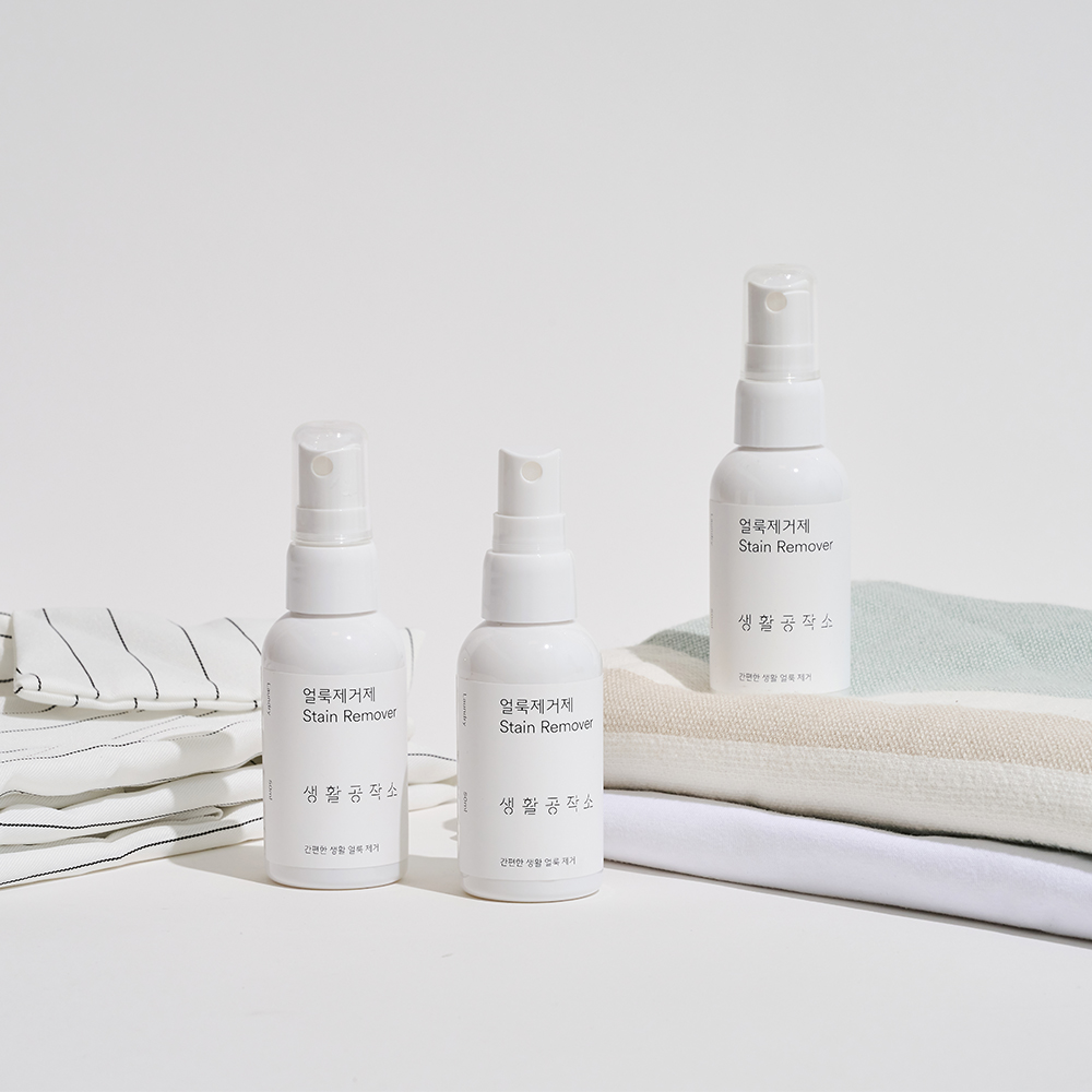 생활공작소 흰옷얼룩제거제 지우개 휴대용얼룩제거제 스프레이 2개