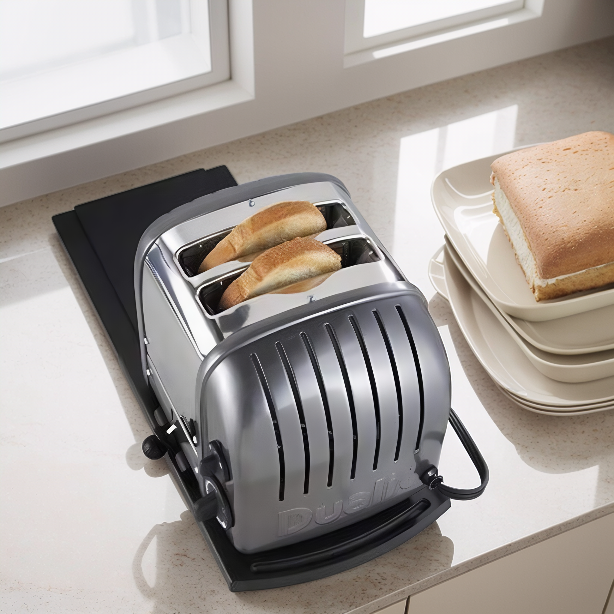 라슈에뜨 주방 소형 가전 커피머신 토스트기 다용도 슬라이딩 오픈 트레이