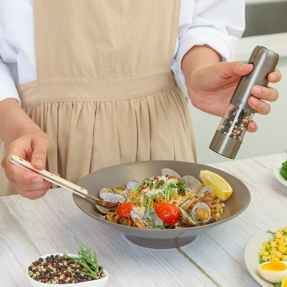 충전식 전동그라인더 참깨갈이 소금 통후추 그라인더