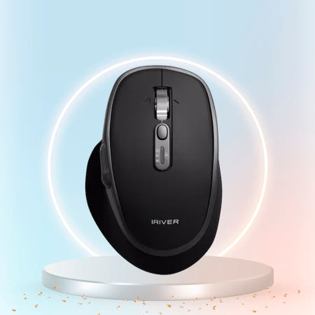 아이리버 GT300 무한휠 멀티페어링 무선 마우스 블랙