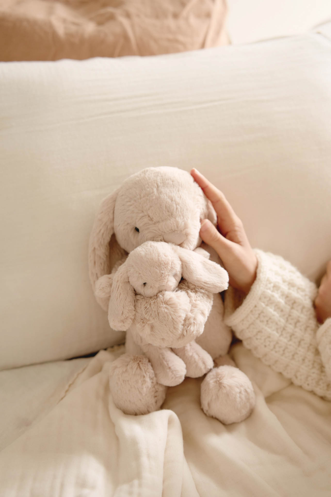 페넬로페 토끼인형 애착인형 아기선물 출산선물 파우더핑크 버니