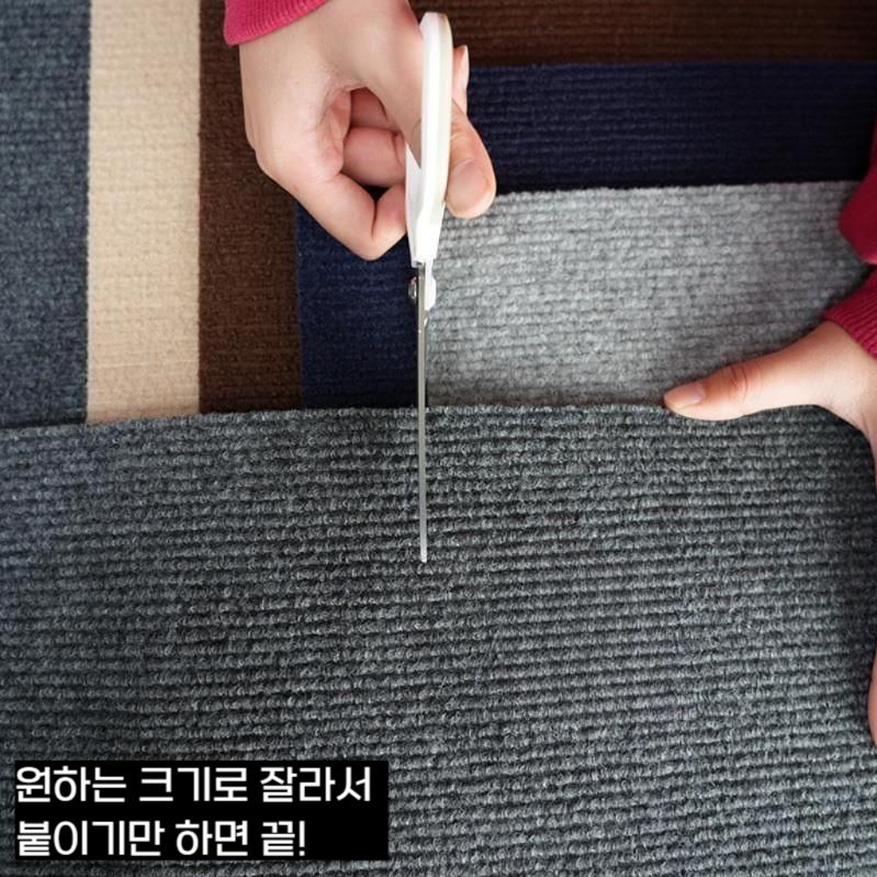 계단 미끄럼방지 매트 논슬립 패드 안전 스티커 A 그레이 30 x 100cm / 5장 - 상세 이미지 3