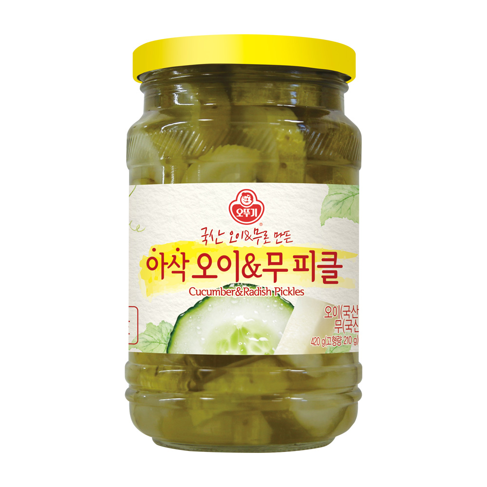 오뚜기 아삭 오이&무 피클 420g - 상품 이미지