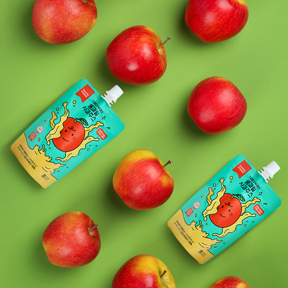 맘스초이스 사과주스 110ml 30팩+30팩 (총60팩, 2박스) 이미지 2