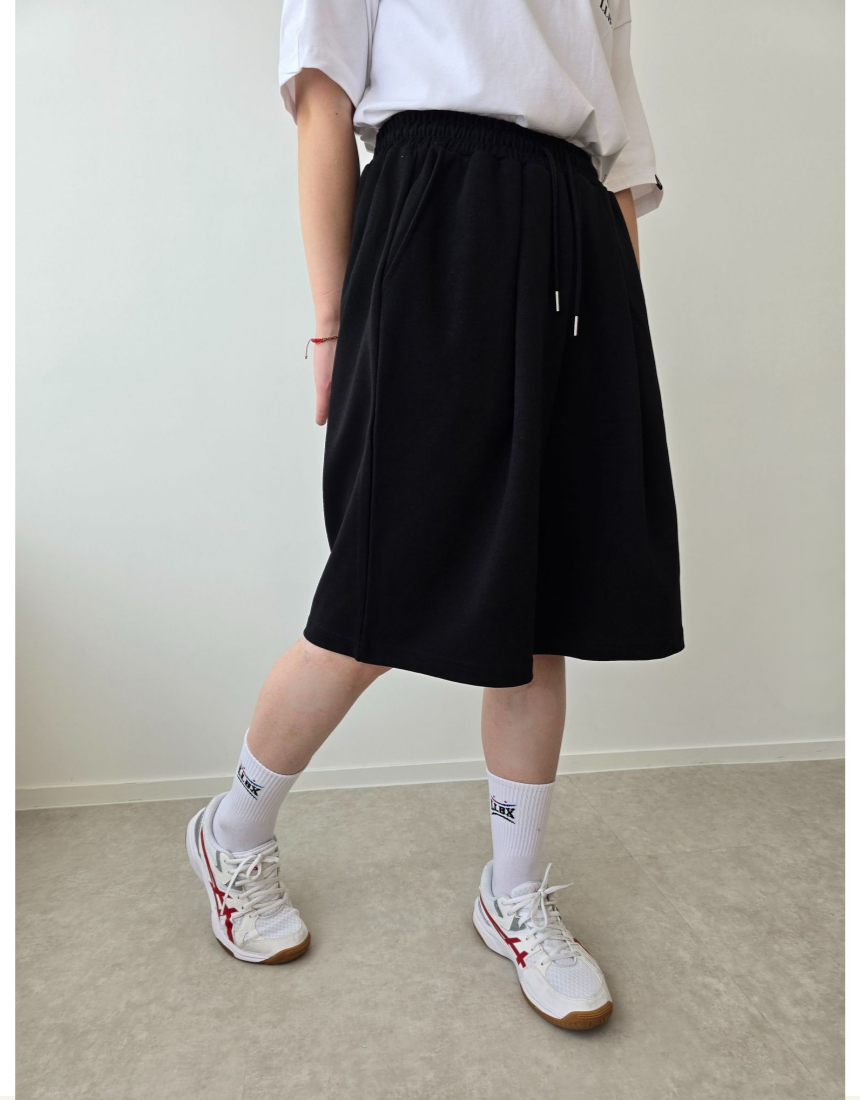 와이드 핀턱버뮤다팬츠 카고버뮤다팬츠 - 상세 이미지 4