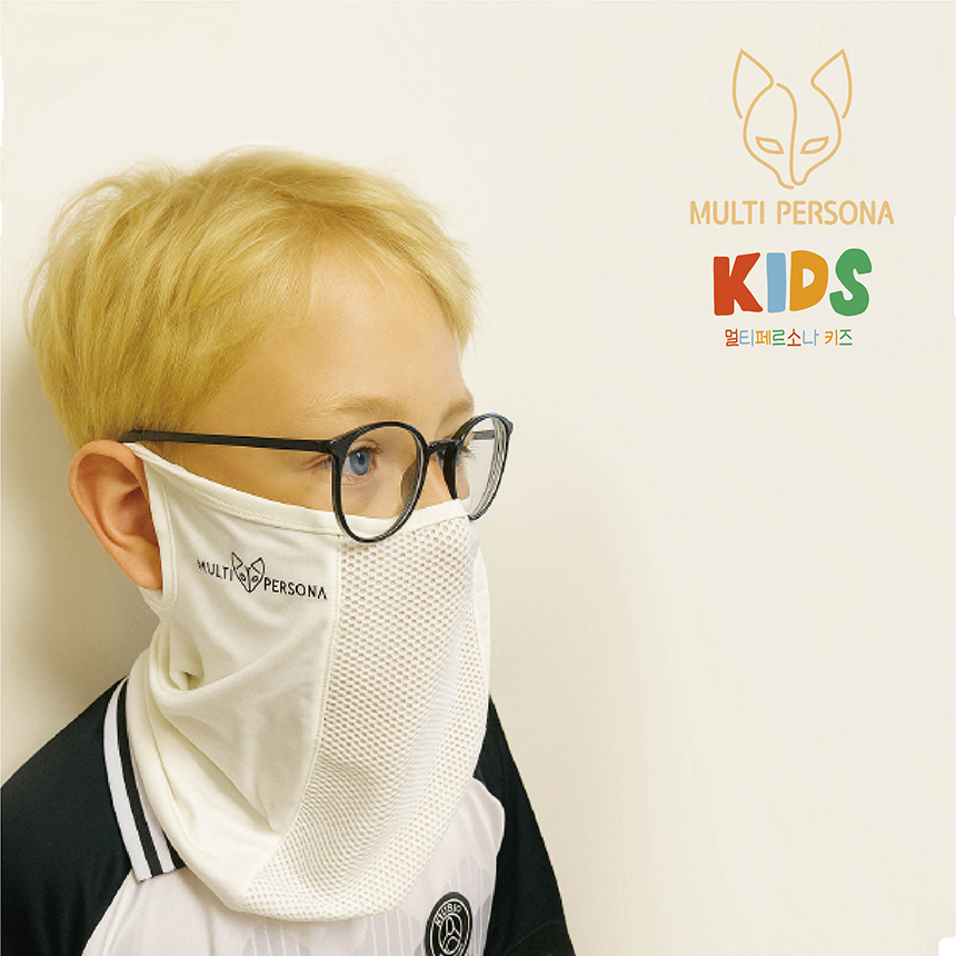 멀티페르소나 어린이 자외선 차단 마스크 여름 쿨링 키즈 페이스 커버 MULTIPERSONA - 상품 이미지