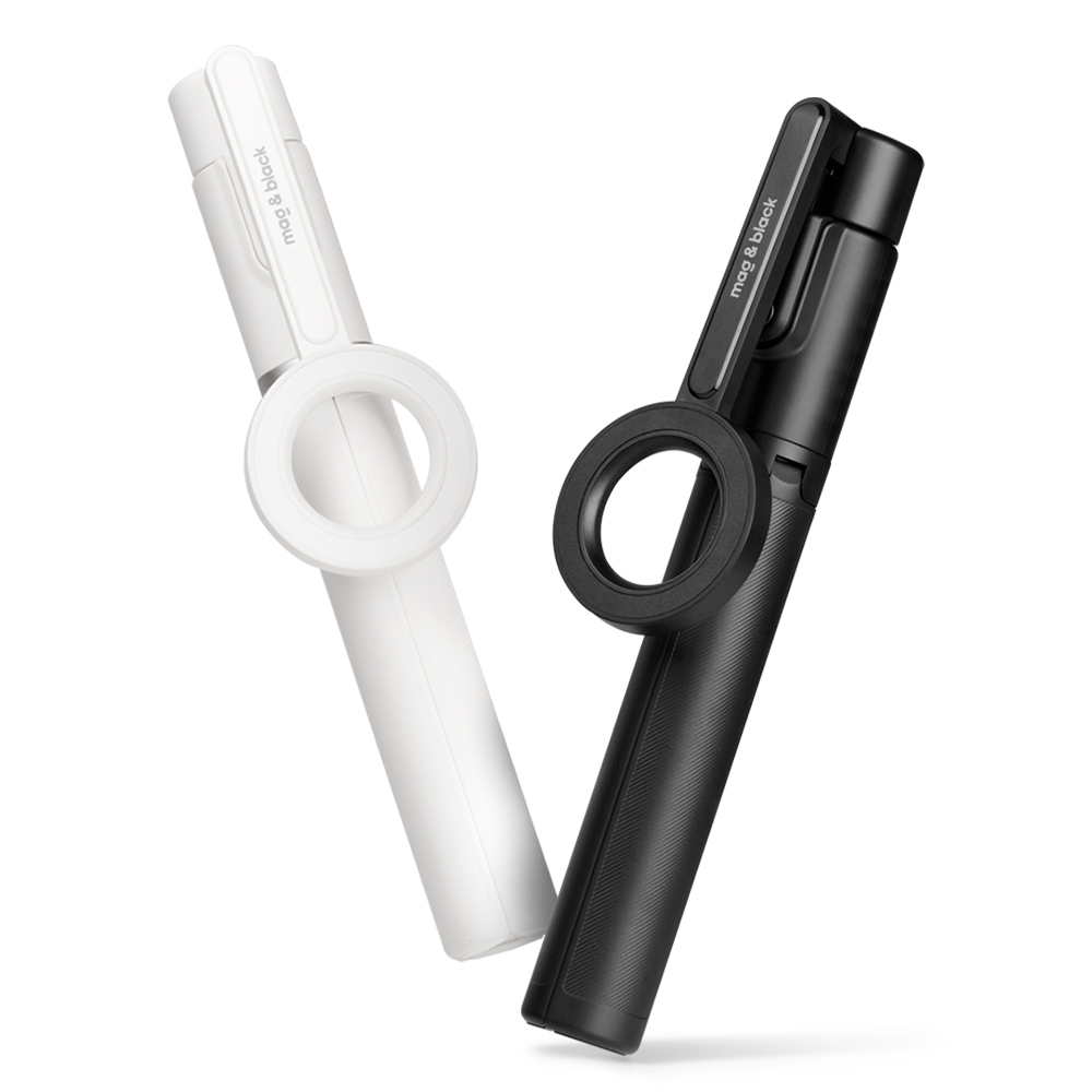 맥앤블랙 탭픽 맥세이프 셀카봉 삼각대 블루투스 핸드폰 아이폰 갤럭시 136cm