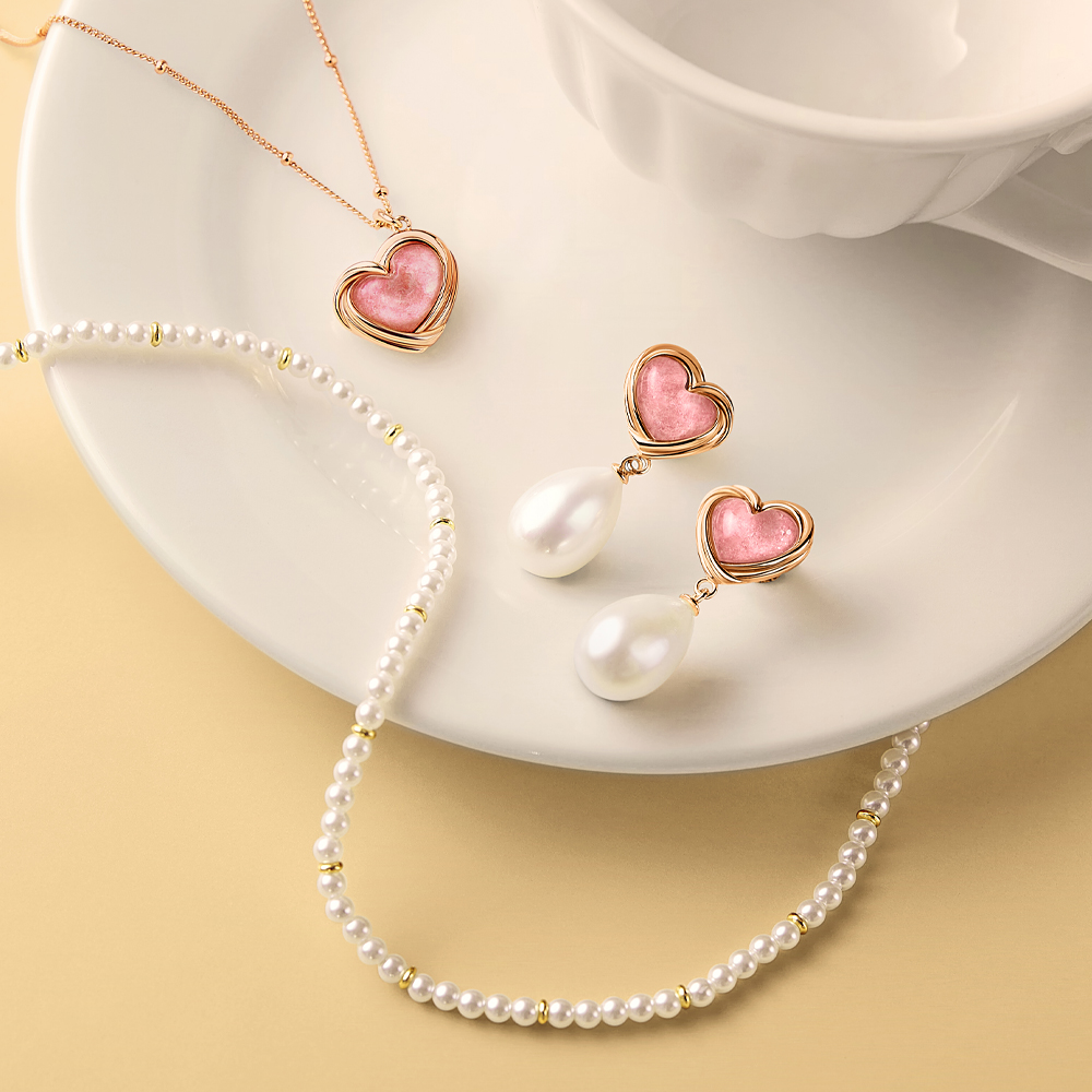 롤라로즈 Cookie Heart 로도나이트 포인트 여성목걸이 LR52302 이미지 6