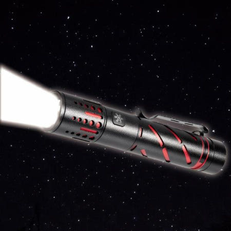 비상용 후레쉬 순찰 랜턴 줌 라이트 밝은 미니 손전등 비상 레쉬 밝기 방수 확대 소형