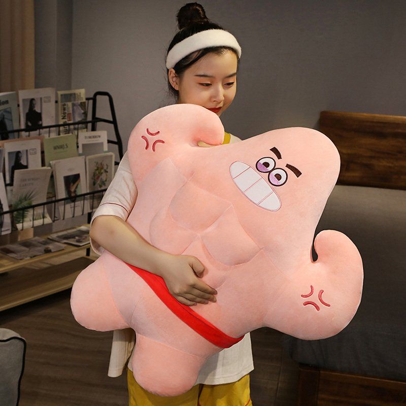 재미있는 근육 인형 헬스 보이 귀여운 애착 헬스장 - 상세 이미지 4