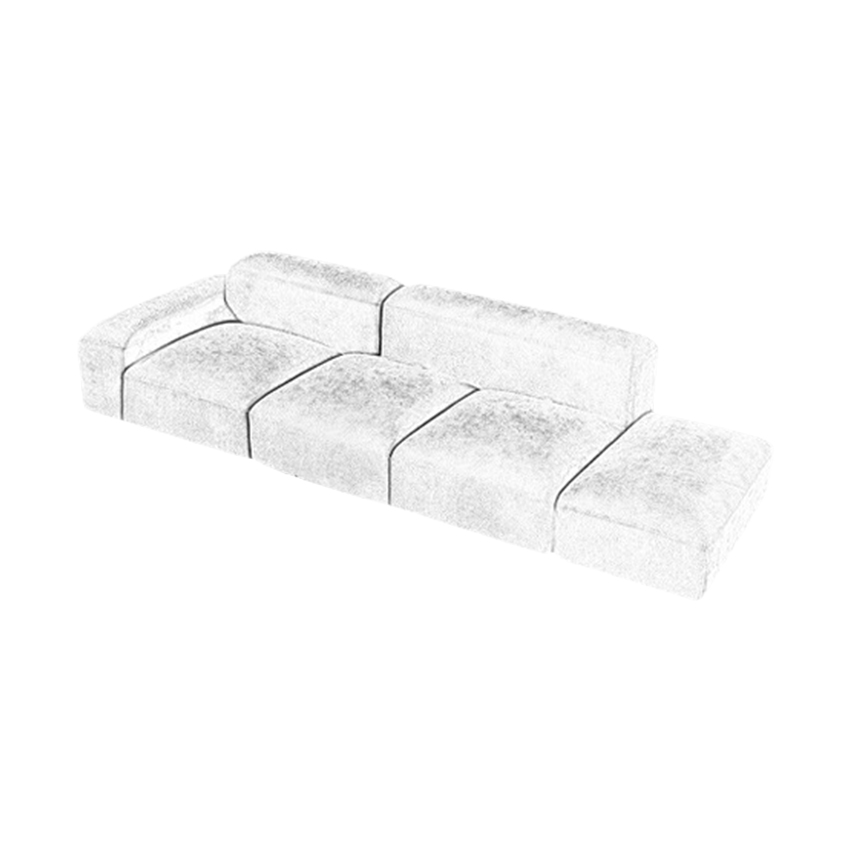 라피스 인테리어 거실 모듈 패브릭 소파 Lapis sofa 코너형 세트 A