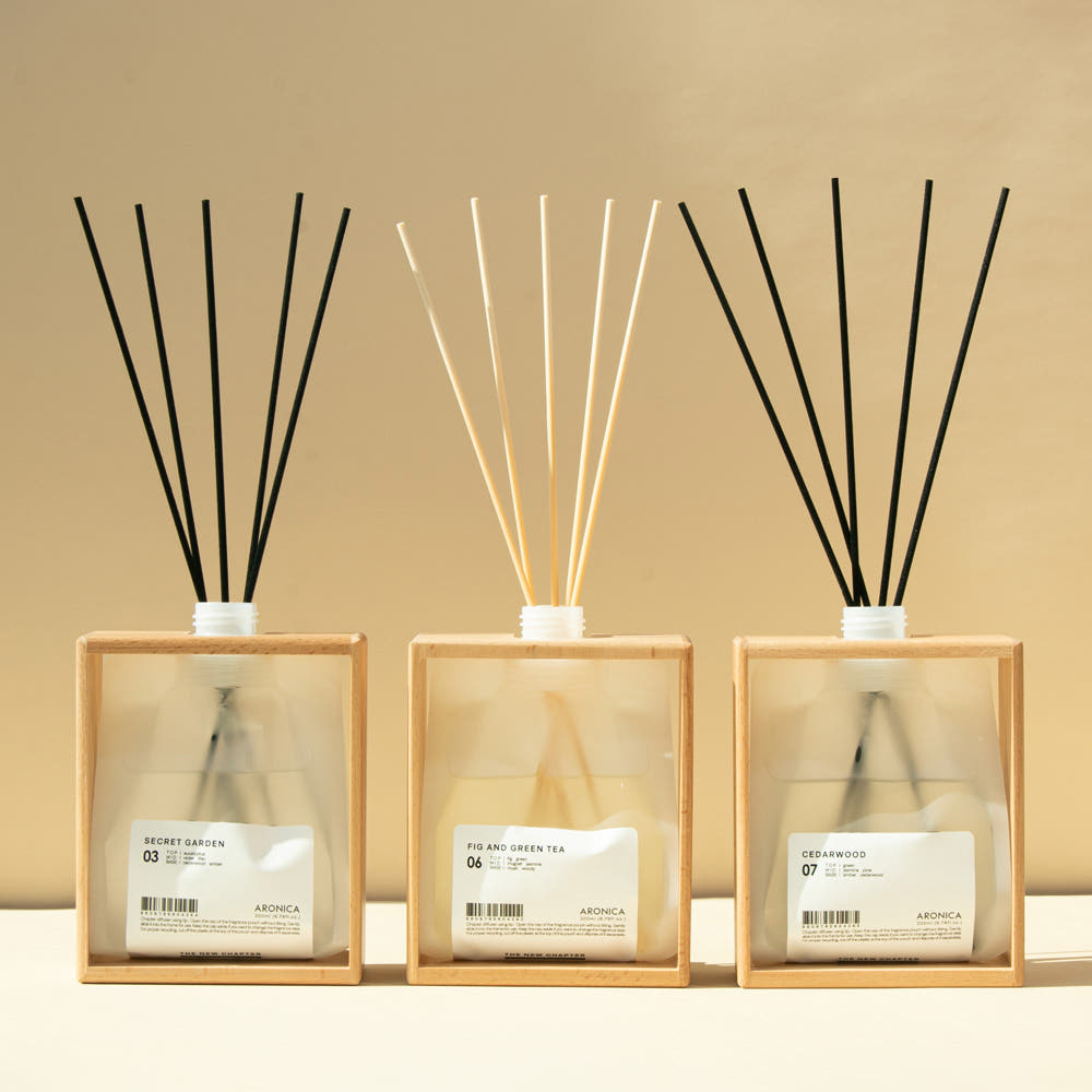 아로니카 우드 챕터 디퓨저 200ml 실내방향제 감성 인테리어소품 집들이선물 향기소품 추천 이미지 7