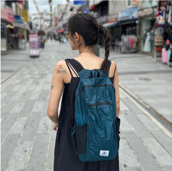 폴딩백팩 24L 초경량 백팩 휴대용 접이식가방 등산 레저 하이킹