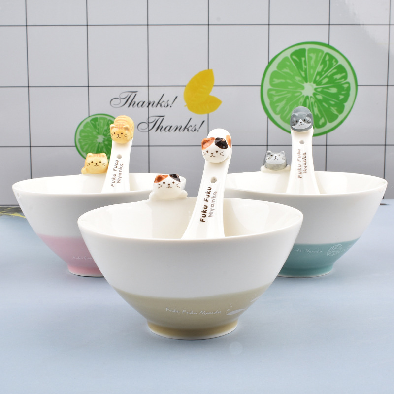 3D 고양이 도자기공기 (일본수입) - 상세 이미지 5