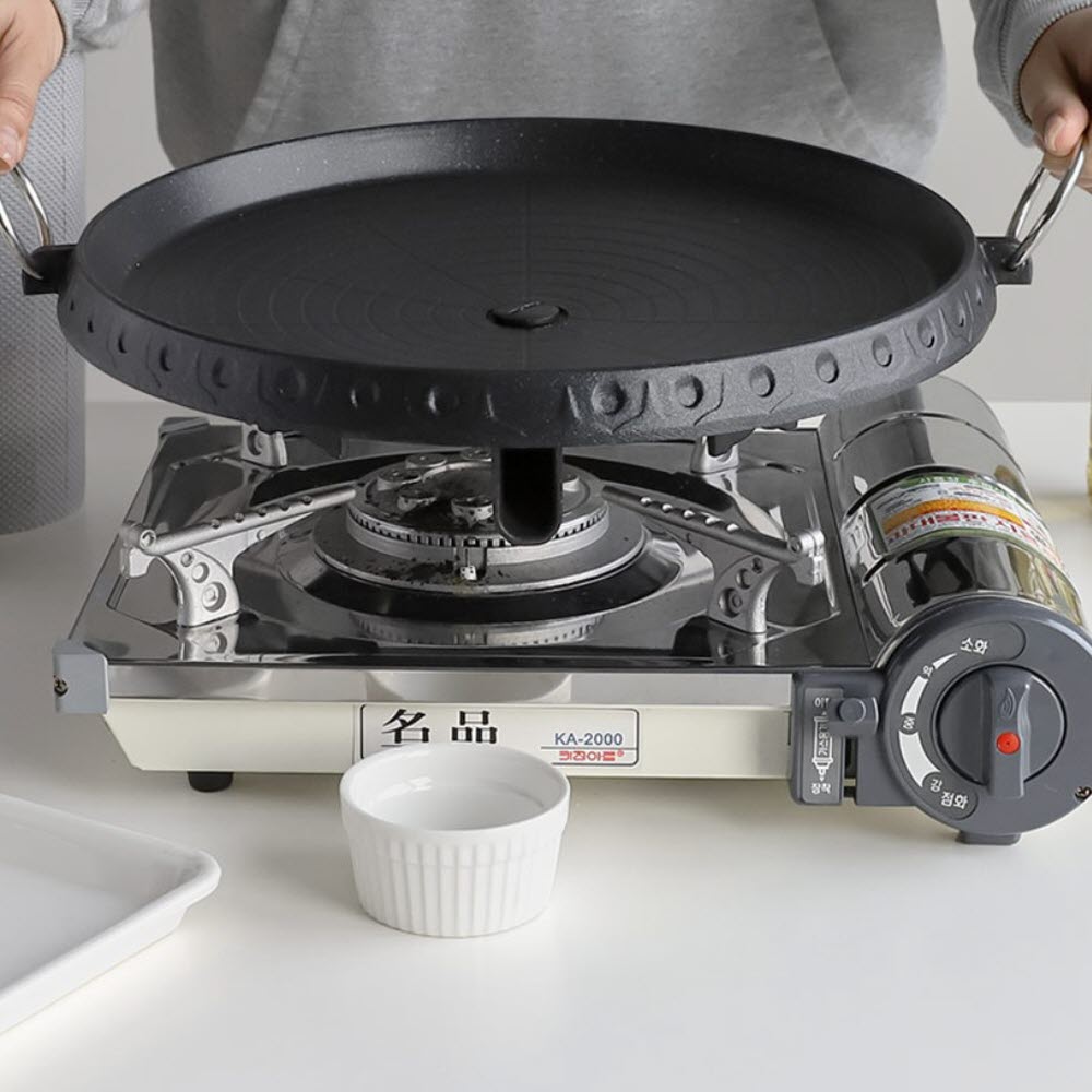 삼겹살 구이팬 가정용 고기불판 재코팅 후라이팬 기름안튀는 마포갈매기 냉삼불판 원형