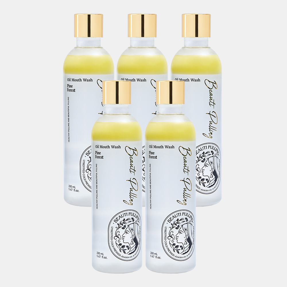 동국제약 뷰티풀링 오일가글 파인포레스트 / 오일마우스워시 280ml, 5개 - 상품 이미지