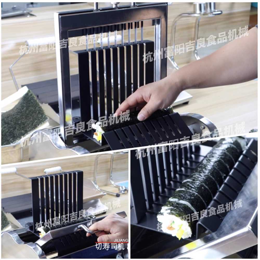 업소용 김밥 슬라이서 정밀 컷팅 위생 절단기 커팅기 8조각 - 상세 이미지 2