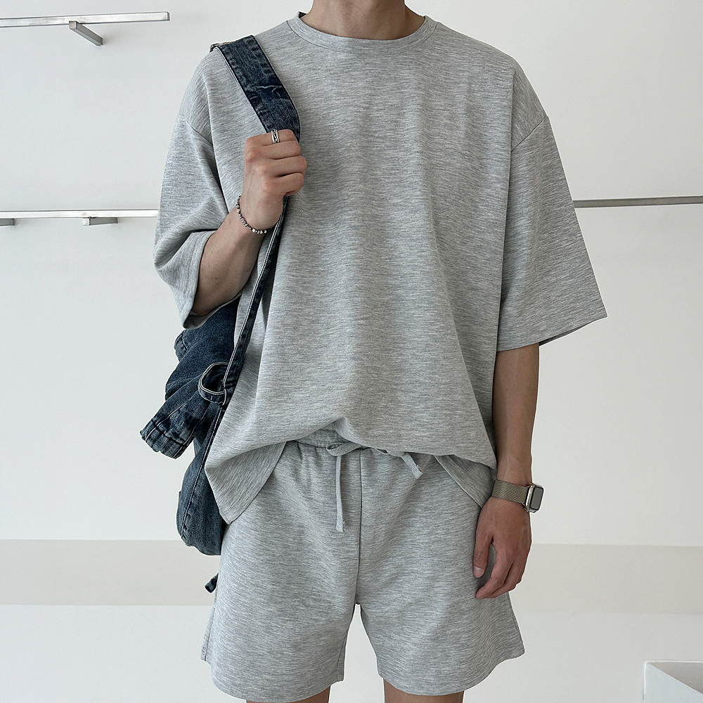 남자 반팔티 오버핏 7부 칠부 티셔츠 남자 오버핏반팔